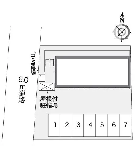 ★手数料０円★岡山市東区西大寺上　月極駐車場（LP）